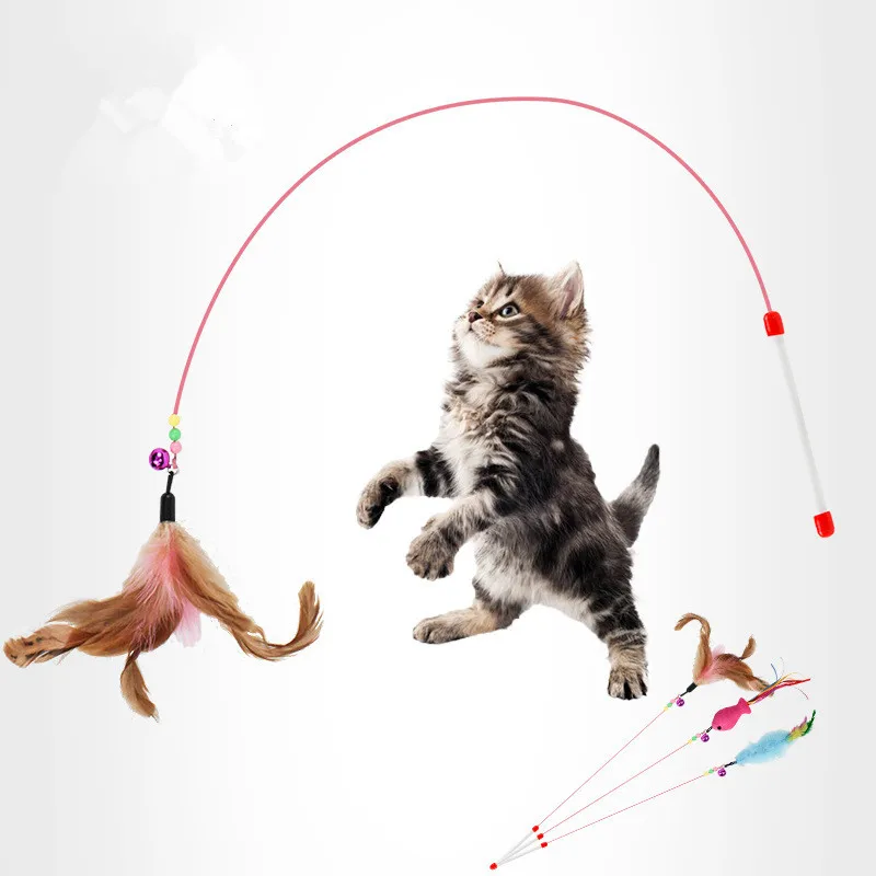 Cat Toy Feather Stick Toy For Cats Kittens Interactive Cat Toy Pet With Bell Pet Toys Cat Supplies Play Game Pet Products
Cat Toy Feather Stick Toy For Cats Kittens Interactive Cat Toy Pet With Bell Pet Toys Cat Supplies Play Game Pet Products