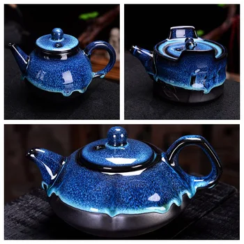 Handmade Ceramic Retro Glaze Build Light Jun Porcelain Complex Classical Tea Teapot Set Tea Set Siteel Ceramic Tea Pot
Handmade Ceramic Retro Glaze Build Light Jun Porcelain Complex Classical Tea Teapot Set Tea Set Siteel Ceramic Tea Pot