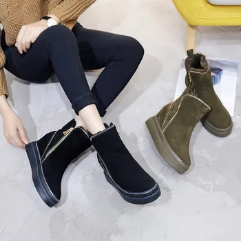 Boots Woman Platform Winter Warm Fur Snow Boot Wedge Genuine Leather Snowboot Zipper Ankle Boots Winter Shoes Woman Shoes
Boots Woman Platform Winter Warm Fur Snow Boot Wedge Genuine Leather Snowboot Zipper Ankle Boots Winter Shoes Woman Shoes