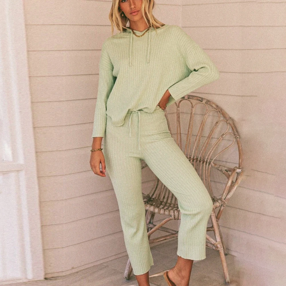 Simplicity Women 2 piece Set Autumn 2020 Hooded Drawstring Elastic Bandage Waist Pit Bar Tracksuit Home Comfy Athleisure Suit
Simplicity Women 2 piece Set Autumn 2020 Hooded Drawstring Elastic Bandage Waist Pit Bar Tracksuit Home Comfy Athleisure Suit