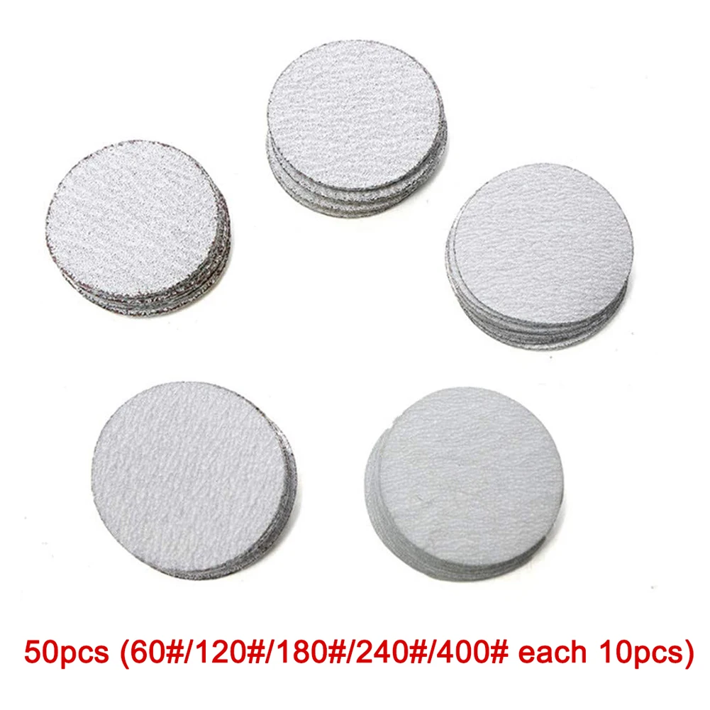 50pcs Abrasive Discs Sanding Paper Polishing Sheet Grain 60 to 400 Round Kit Fits 50mm for Dremel Abrasive Power Tools
50pcs Abrasive Discs Sanding Paper Polishing Sheet Grain 60 to 400 Round Kit Fits 50mm for Dremel Abrasive Power Tools