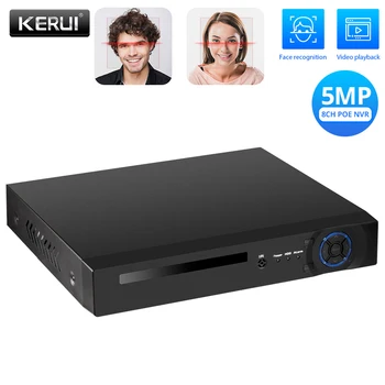 KERUI H.265 8CH 5MP NVR POE 8 Channel Surveillance Video Recorder Security Camera System CCTV Onvif Face Detection/Record
KERUI H.265 8CH 5MP NVR POE 8 Channel Surveillance Video Recorder Security Camera System CCTV Onvif Face Detection/Record