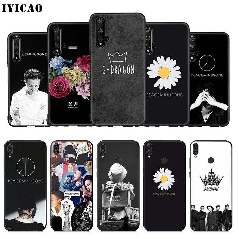 IYICAO G dragon GD Bigbang Soft Case for Huawei Honor 20 10 9X 9 8X 8C 8 7X 7A 6A Lite Pro View 20 Note 10 Phone Cover
IYICAO G dragon GD Bigbang Soft Case for Huawei Honor 20 10 9X 9 8X 8C 8 7X 7A 6A Lite Pro View 20 Note 10 Phone Cover