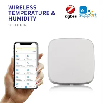 New Zigbee Temperature Humidity Sensor for eWelink Smart Home Remote Control Gateway Device Compatible With Alexa Google Home
New Zigbee Temperature Humidity Sensor for eWelink Smart Home Remote Control Gateway Device Compatible With Alexa Google Home