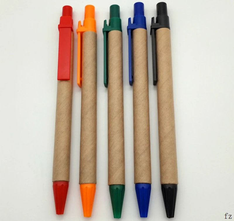 500 Pcs Black ink Ballpoint Pens Eco Paper Pen with Plastic Clip Environmental Durable Ball Point Pens
500 Pcs Black ink Ballpoint Pens Eco Paper Pen with Plastic Clip Environmental Durable Ball Point Pens
