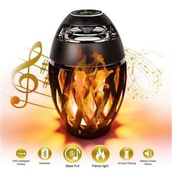 2 in1 Bluetooth Speaker Led Flame Atmosphere Lamp Light Portable Wireless Stereo Speaker With Music Bulb Outdoor Camping Woofer
2 in1 Bluetooth Speaker Led Flame Atmosphere Lamp Light Portable Wireless Stereo Speaker With Music Bulb Outdoor Camping Woofer