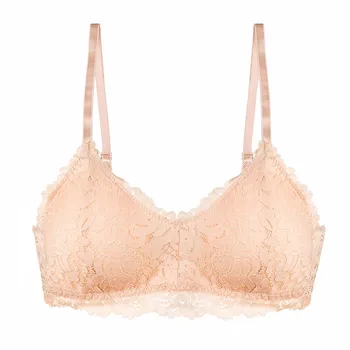 Thin French Style Bralette Lace Wireless Triangle Cup Women Lingerie Soft Bra Seamless Underwear Deep V Girls
Thin French Style Bralette Lace Wireless Triangle Cup Women Lingerie Soft Bra Seamless Underwear Deep V Girls