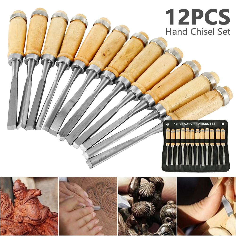 10/12/15Pcs Wood Carving Tools Carpenter Chisel Carving Knife Engraving For Woodworking Tool Cutter Woodcarving Sculptural Spoon
10/12/15Pcs Wood Carving Tools Carpenter Chisel Carving Knife Engraving For Woodworking Tool Cutter Woodcarving Sculptural Spoon