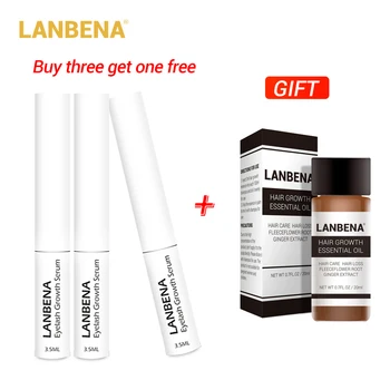 LANBENA Eyelash Growth Serum 7 Day Eyelash Enhancer 3pcs + Fast Powerful Hair Growth Essence Essential Oil 20ml
LANBENA Eyelash Growth Serum 7 Day Eyelash Enhancer 3pcs + Fast Powerful Hair Growth Essence Essential Oil 20ml