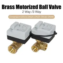 Brass Motorized Ball Valve With Manual Switch AC 220V 3-Wire Two Control Electric Actuator Tools DN15 DN20 DN25 DN32 DN40 Valves
Brass Motorized Ball Valve With Manual Switch AC 220V 3-Wire Two Control Electric Actuator Tools DN15 DN20 DN25 DN32 DN40 Valves