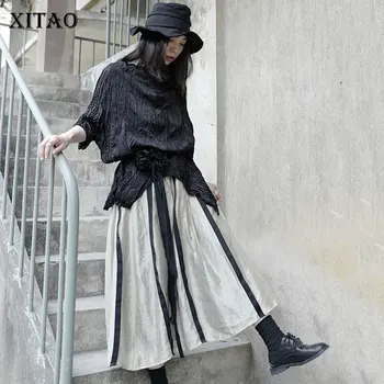 XITAO Patchwork striped Skirt Women 2020 Summer Casual Fashion New Style Temperament Goddess Fan Minority Mid Waist Skirt ZP1288
XITAO Patchwork striped Skirt Women 2020 Summer Casual Fashion New Style Temperament Goddess Fan Minority Mid Waist Skirt ZP1288
