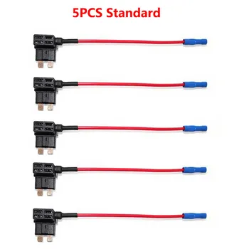 5PCS Add-a-circuit Medium Car Automobile Blade Fuse Holder Electric Appliance Fuses Tap Adapter,10A Standard Fuse Optional
5PCS Add-a-circuit Medium Car Automobile Blade Fuse Holder Electric Appliance Fuses Tap Adapter,10A Standard Fuse Optional