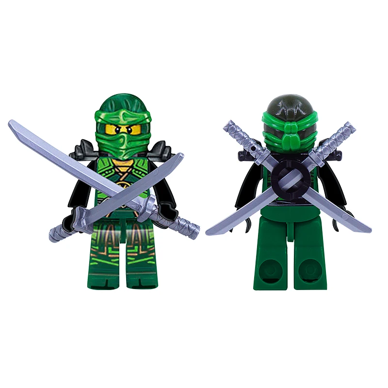 24pcs Ninja Set Mini Toy Doll Figure Ghost Evil Pythor Chop'rai Mezmo Serpentine Army Building Block Brick Toy for Boy Kid