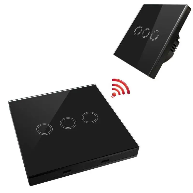 Wireless Remote Control Light Switch 1/2/3 Gang Wall Panel RF433 Transmitter with EV1527 Chip Work With Smart Touch Switch
Wireless Remote Control Light Switch 1/2/3 Gang Wall Panel RF433 Transmitter with EV1527 Chip Work With Smart Touch Switch