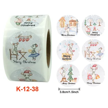 500pcs Mouse Merry Christmas Stickers 1/1.5 inch Christmas Stickers Scrapbooking Packaging Seal Labels Stationery Sticker 
500pcs Mouse Merry Christmas Stickers 1/1.5 inch Christmas Stickers Scrapbooking Packaging Seal Labels Stationery Sticker