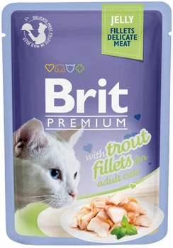 BRIT BRIT PREMIUM CAT JELLY TROUT FILLETS for adult cats slices trout fillet in jelly 85g
BRIT BRIT PREMIUM CAT JELLY TROUT FILLETS for adult cats slices trout fillet in jelly 85g