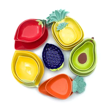 Novelty Cute Avocado pineapple Shape Ceramic Fruit Salad Plate Snack Dish Nordic Creative Breakfast Cereal Dessert Plate
Novelty Cute Avocado pineapple Shape Ceramic Fruit Salad Plate Snack Dish Nordic Creative Breakfast Cereal Dessert Plate