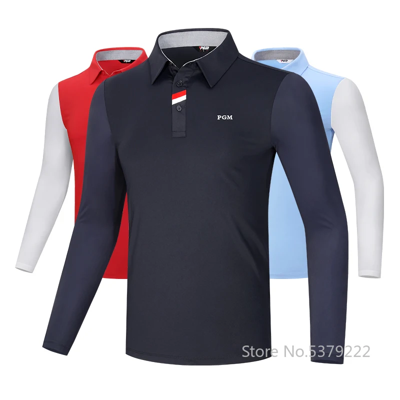 PGM 2021 Summer Golf Clothing Men's Shirt Ice Silk Long Sleeve Polo T-shirt Elastic Sports Fabric Mens Tops
PGM 2021 Summer Golf Clothing Men's Shirt Ice Silk Long Sleeve Polo T-shirt Elastic Sports Fabric Mens Tops