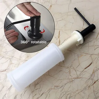 TTLIFE Black Stainless steel Liquid Soap Dispensers Kitchen Sink Hand Soap Dispenser ABS Plastic Bottle Kitchen Accessories
TTLIFE Black Stainless steel Liquid Soap Dispensers Kitchen Sink Hand Soap Dispenser ABS Plastic Bottle Kitchen Accessories