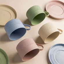 European Simple Style Coffee Cup Saucer Set Classic Pure Color Frosted Texture Ceramic Cup Afternoon Tea Office Household Mug
European Simple Style Coffee Cup Saucer Set Classic Pure Color Frosted Texture Ceramic Cup Afternoon Tea Office Household Mug
