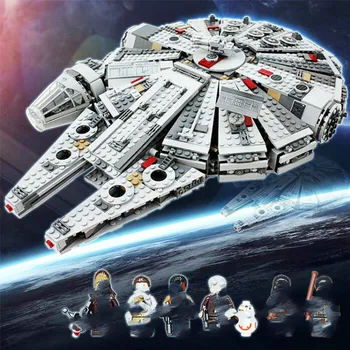 1381 Pieces Force Awakens Star Set Wars for Millennium lepining 79211 Falcon Model Building Blocks Toys for Children Kids Gift
1381 Pieces Force Awakens Star Set Wars for Millennium lepining 79211 Falcon Model Building Blocks Toys for Children Kids Gift