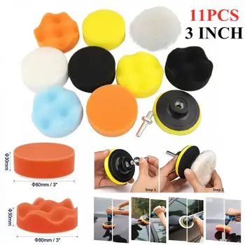 11PC 3 inch Buffing Pads Polishing Buffer Tool Set For Car Polisher Drill Sponge Kit Set Waxing Foam
11PC 3 inch Buffing Pads Polishing Buffer Tool Set For Car Polisher Drill Sponge Kit Set Waxing Foam