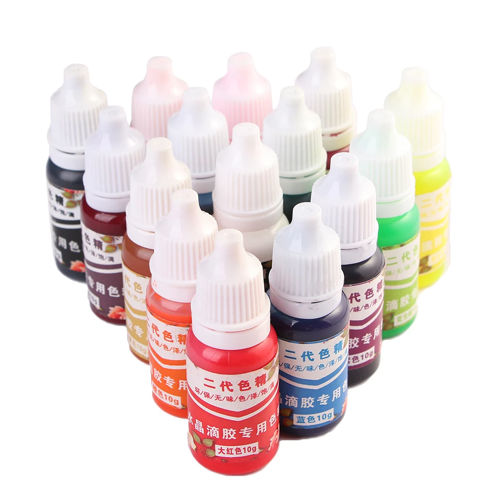 15 Colors 10 ML Epoxy Resin Pigment UV Resin Coloring Dye Colorant Resin Pigment DIY Handmade Crafts Art Jewelry Tools Accessory
15 Colors 10 ML Epoxy Resin Pigment UV Resin Coloring Dye Colorant Resin Pigment DIY Handmade Crafts Art Jewelry Tools Accessory