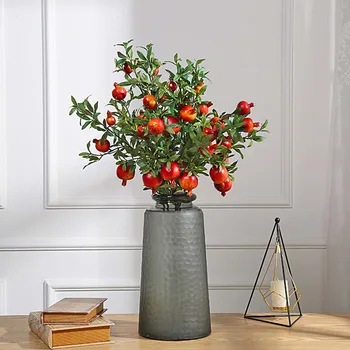 1Pc Simulation Fruit Living Room Home Decoration Fake Fruit Flower Arrangement Floral Berry Simulation Pomegranate Fruit Branch 
1Pc Simulation Fruit Living Room Home Decoration Fake Fruit Flower Arrangement Floral Berry Simulation Pomegranate Fruit Branch