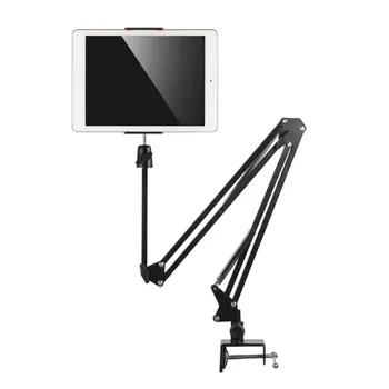 360 Adjustable Folding Flexible Long Arm Mobile Phone Tablet Stand Holder For iPad Mini Lazy Bed Desktop Clip Metal Bracket
360 Adjustable Folding Flexible Long Arm Mobile Phone Tablet Stand Holder For iPad Mini Lazy Bed Desktop Clip Metal Bracket