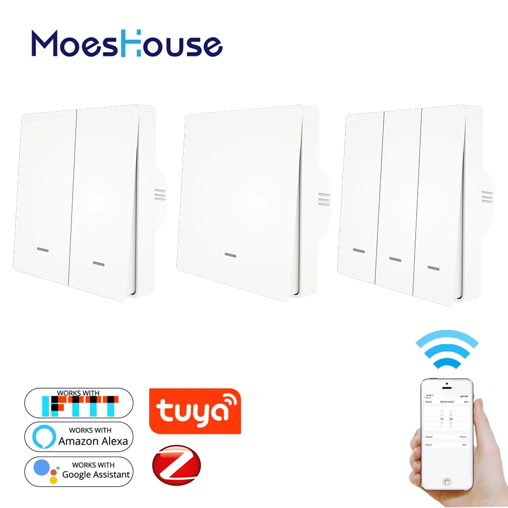 Tuya ZigBee 3.0 Push Button Light Switch Tuya ZigBee Hub Required Smart Life APP Remote Control Work with Alexa Google Home
Tuya ZigBee 3.0 Push Button Light Switch Tuya ZigBee Hub Required Smart Life APP Remote Control Work with Alexa Google Home