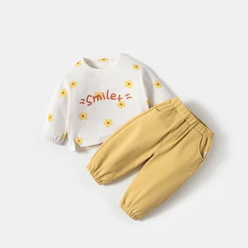 3521 New Children's Clothing Set Printed Long Sleeve T-Shirts +Long Pants Sweet Girl's 2 pieces Clothes Kids Spring Autumn Wear
3521 New Children's Clothing Set Printed Long Sleeve T-Shirts +Long Pants Sweet Girl's 2 pieces Clothes Kids Spring Autumn Wear