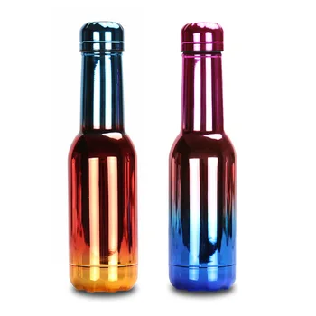 500ml new vacuum double layer stainless steel water bottle, color coke bottle, sealed and leakproof beer cup 
500ml new vacuum double layer stainless steel water bottle, color coke bottle, sealed and leakproof beer cup