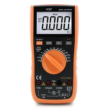 Digital Multimeter Auto Range True RMS Max Display 3999 Counts Anti-burnout Ammeter Clear LCD JDH88
Digital Multimeter Auto Range True RMS Max Display 3999 Counts Anti-burnout Ammeter Clear LCD JDH88