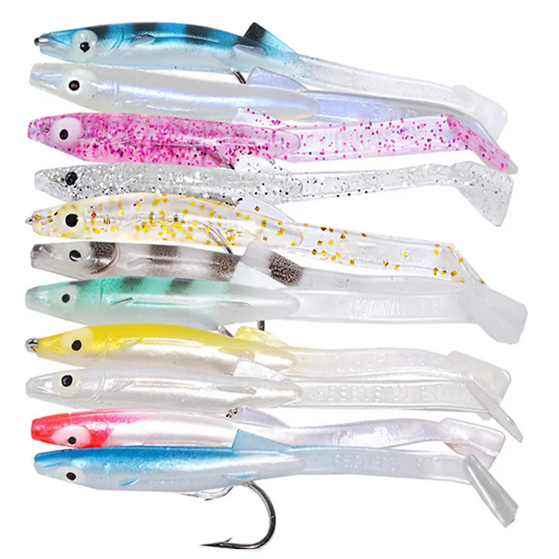 Afishlure Raglou Real Eel Predator Fishing Lure 6pcs/bag Fishing Artificial Soft Shad Bait Pesca Wobblers 80mm/2.3g
Afishlure Raglou Real Eel Predator Fishing Lure 6pcs/bag Fishing Artificial Soft Shad Bait Pesca Wobblers 80mm/2.3g