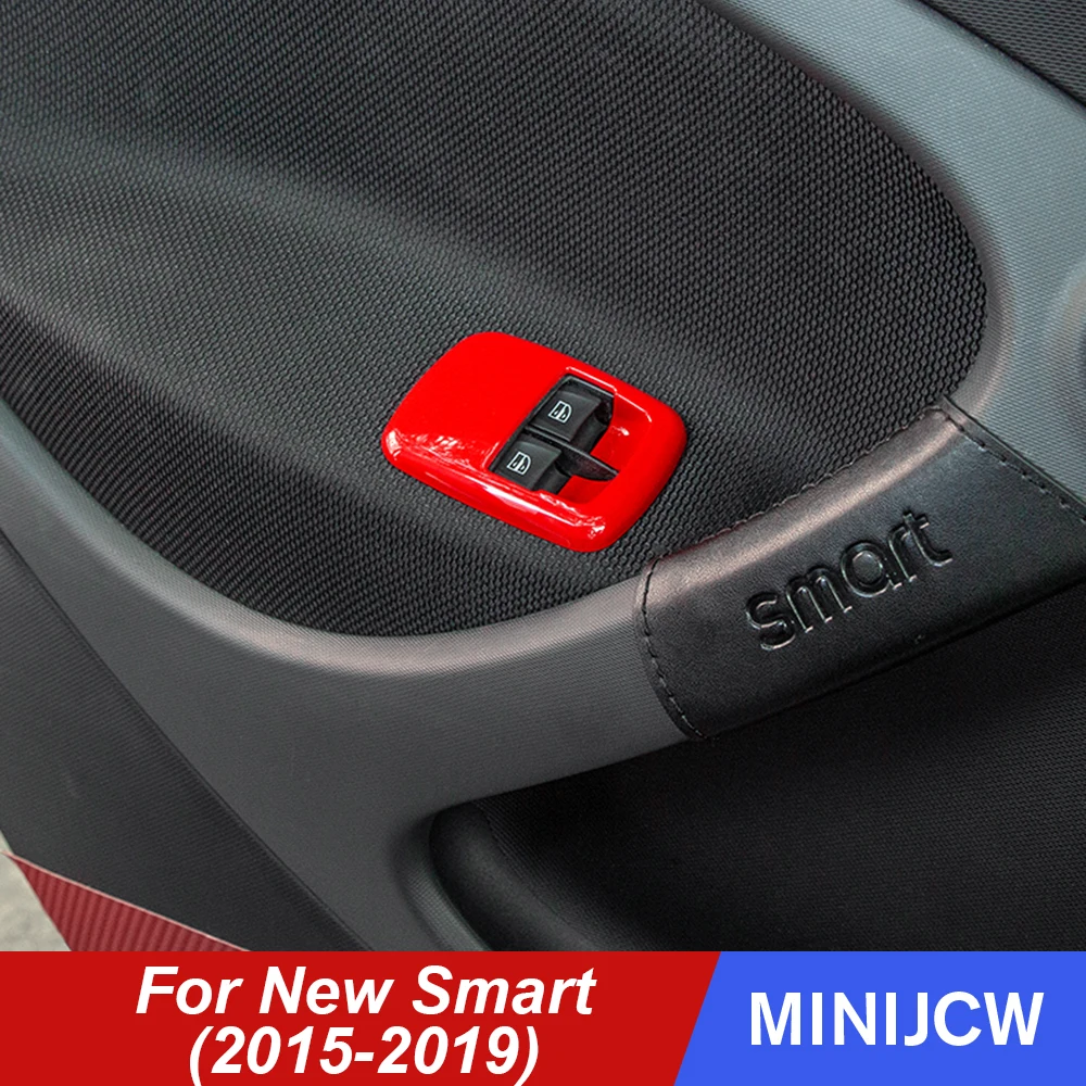 2pcs Car Window Lifter Switch Control Panel Sticker Frame Cover Shell For New Smart 453 fortwo forfour Car Accessories
2pcs Car Window Lifter Switch Control Panel Sticker Frame Cover Shell For New Smart 453 fortwo forfour Car Accessories