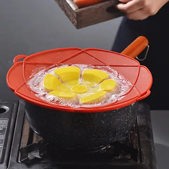 Silicone Spill Stopper lid For Pot Pan Spill Stopper Cover Multi-function Cooking Tools Cookware Parts Heat-resistant Oven Safe
Silicone Spill Stopper lid For Pot Pan Spill Stopper Cover Multi-function Cooking Tools Cookware Parts Heat-resistant Oven Safe