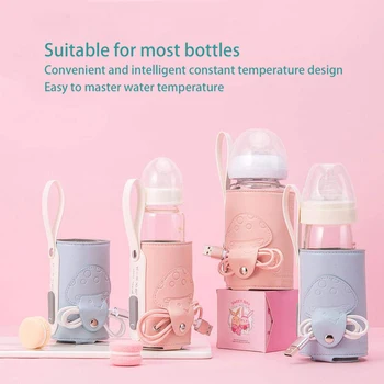 Nursing Bottle Insulation Cover Universal Heating Sleeve USB Charging Constant Temperature Milk Bottle Feeder Heater
Nursing Bottle Insulation Cover Universal Heating Sleeve USB Charging Constant Temperature Milk Bottle Feeder Heater