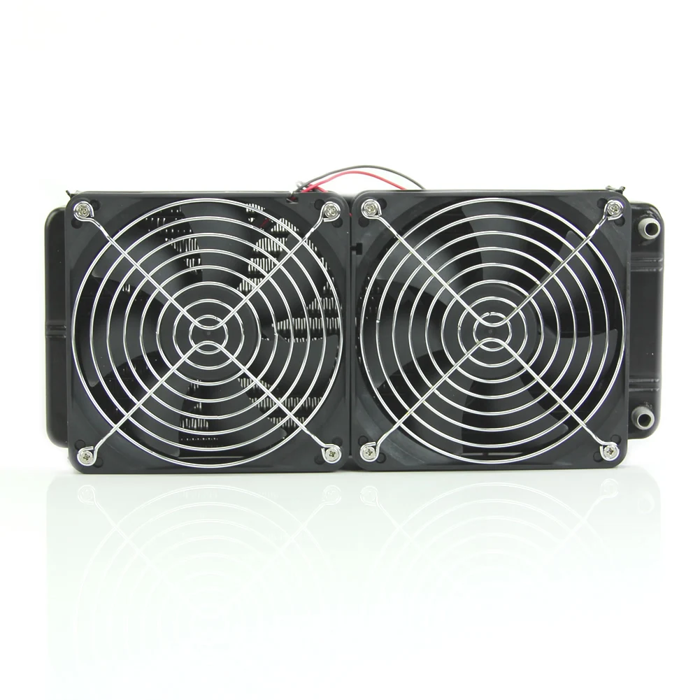 Aluminum Computer Radiator Water Cooling Cooler 2 Fans 240mm For CPU Heatsink
Aluminum Computer Radiator Water Cooling Cooler 2 Fans 240mm For CPU Heatsink