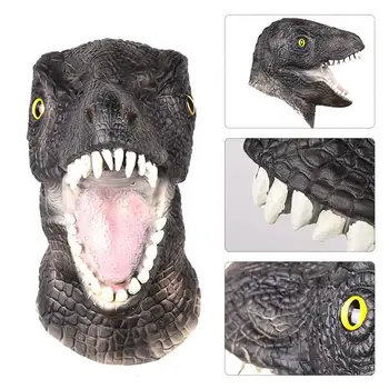 Facepiece Dinosaur Halloween Creative Mask Headgear Latex Gift Attire Party Cosplay Prop Costume Decorate
Facepiece Dinosaur Halloween Creative Mask Headgear Latex Gift Attire Party Cosplay Prop Costume Decorate
