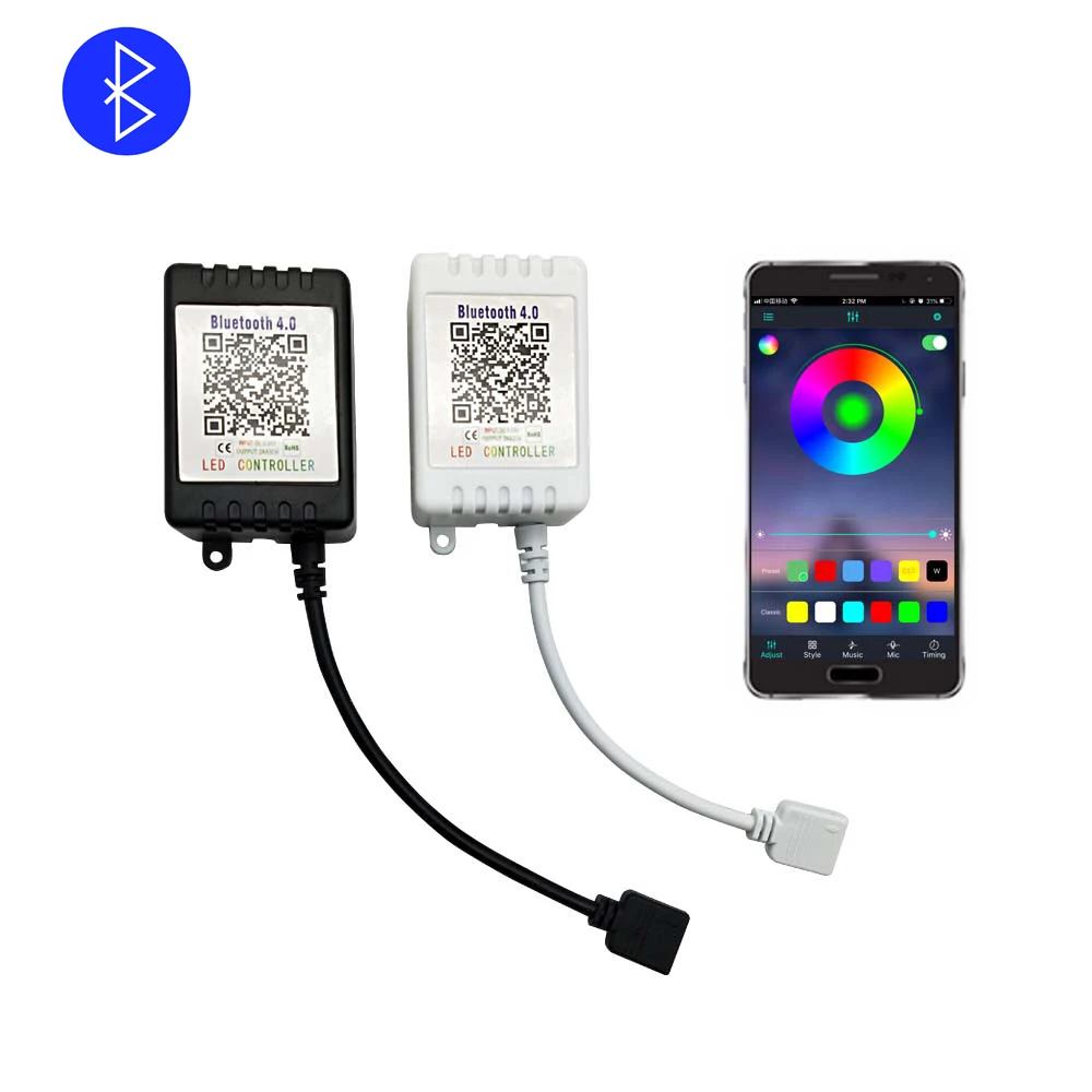 Приложение телефон RGB RGBW контроллер blutooth управления светодиодными rgb лентами DC 5 в