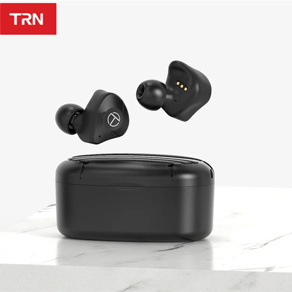 Наушники-вкладыши TRN T300 TWS 2BA + 1DD Hi-Fi с гибридным приводом Heaset Bluetooth 5 2 IEM BT20S PRO X1 X1E E12