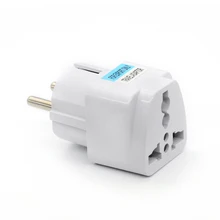 Universal EU Conversion Plug AC 250V 10A 800W Conversion Europe German Power Socket 2 Hole Travel Plug Converter Outlet Adapter
Universal EU Conversion Plug AC 250V 10A 800W Conversion Europe German Power Socket 2 Hole Travel Plug Converter Outlet Adapter