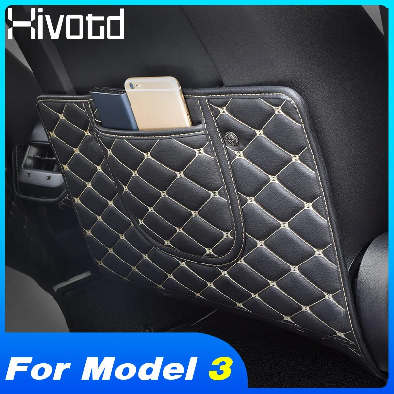 Hivotd For Tesla model 3 Car Back Seat Protector Children Anti-kick Mat Anti-dirty Pads With Storage Bag Interior Accessories
Hivotd For Tesla model 3 Car Back Seat Protector Children Anti-kick Mat Anti-dirty Pads With Storage Bag Interior Accessories