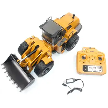 1:14 RC Ten Channels Alloy Electric Four Wheel Drive Bulldozing Forklift Engineering Vehicle With Battery Model For Kid Gift Toy
1:14 RC Ten Channels Alloy Electric Four Wheel Drive Bulldozing Forklift Engineering Vehicle With Battery Model For Kid Gift Toy