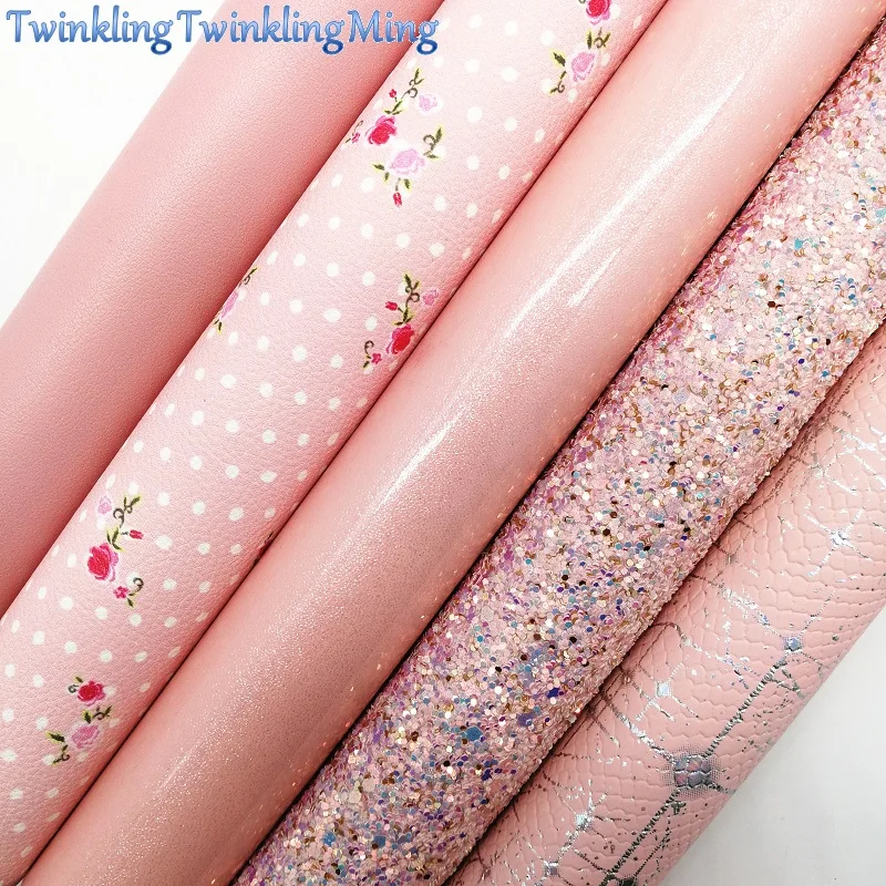 PINK Glitter Fabirc, Faux Leather Fabric, Dots Flowers Synthetic Leather Fabric Sheets For Bow A4 21x29CM Twinkling Ming XM631
PINK Glitter Fabirc, Faux Leather Fabric, Dots Flowers Synthetic Leather Fabric Sheets For Bow A4 21x29CM Twinkling Ming XM631