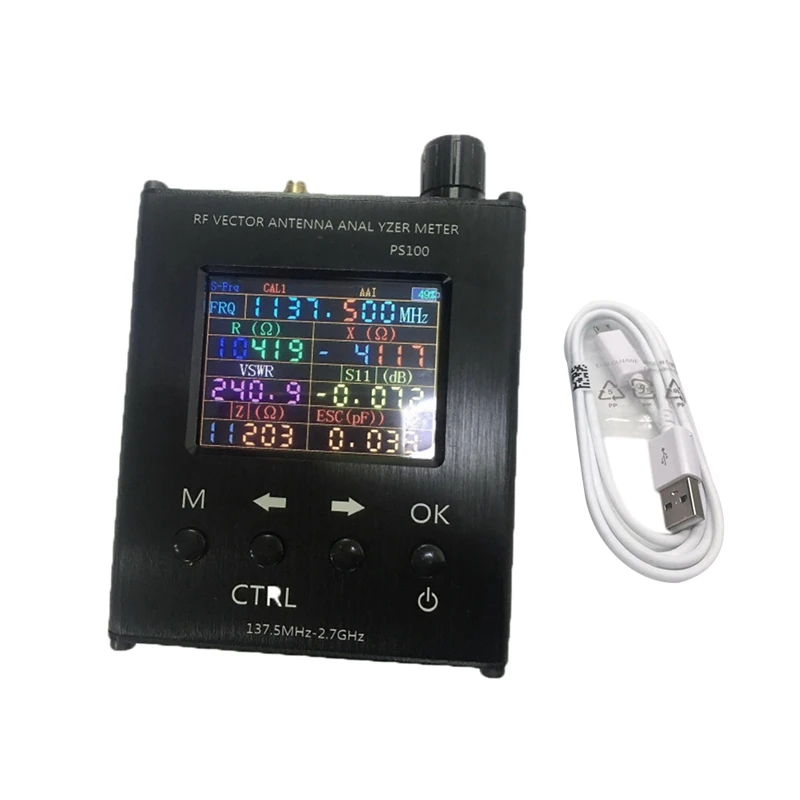 N1201SA+ Plus UV RF Vector Impedance SWR Shortwave Antenna Analyzer Meter Tester 35 MHZ-2.7GHz
N1201SA+ Plus UV RF Vector Impedance SWR Shortwave Antenna Analyzer Meter Tester 35 MHZ-2.7GHz