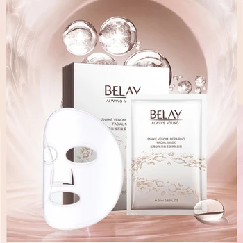 10 Pieces Snake Venom Repairing Facial Mask Hyaluronic Acid Firming Moisturizing Mask Anti-Aging
10 Pieces Snake Venom Repairing Facial Mask Hyaluronic Acid Firming Moisturizing Mask Anti-Aging