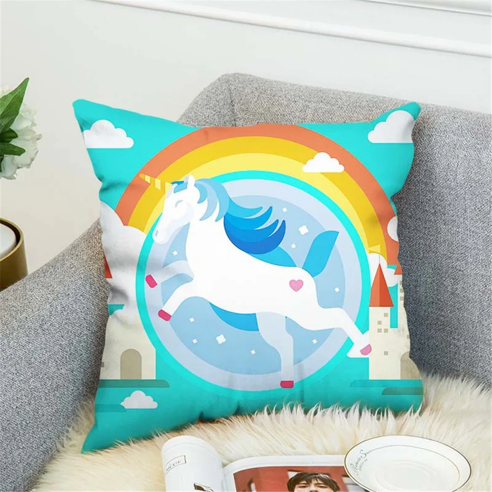 Cartoon Unicorn Cushion Cover Cute Animal Pillow Case Home Decor Flax Covers Cushions Horse Decorative Cushions For Sofa
Cartoon Unicorn Cushion Cover Cute Animal Pillow Case Home Decor Flax Covers Cushions Horse Decorative Cushions For Sofa