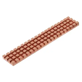 97x18MM Pure Copper Thin Heatsink Thermal Pad for M.2 22110 PCI-E NVME SSD Laptop Radiator with Thermal Conductive Adhesive
97x18MM Pure Copper Thin Heatsink Thermal Pad for M.2 22110 PCI-E NVME SSD Laptop Radiator with Thermal Conductive Adhesive