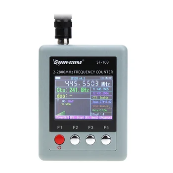 Portable Frequency Counter Walkie Talkie Frequency Meter 2Gen 2MHz~2.8GHz SF103 For DMR/Analog Two Way Radio for SURECOM SF-103
Portable Frequency Counter Walkie Talkie Frequency Meter 2Gen 2MHz~2.8GHz SF103 For DMR/Analog Two Way Radio for SURECOM SF-103
